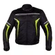 Herren-Motojacke BOS Laganas - Full Black - Black/Yellow