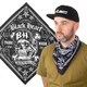 Chusta szal na szyję bandana W-TEC Black Heart Bandest - Bones - Bones