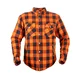 Motorcycle Shirt BOS Lumberjack - Dark Camo - Orange
