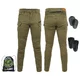 Men’s Motorcycle Pants W-TEC Cargotic - Olive Green - Olive Green