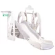 Children’s Slide w/ Swing Set & Basketball Hoop inSPORTline Nebelino - Grey