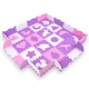 Habszivacs puzzle szőnyeg védőfallal inSPORTline Burgino 30,5x30,5x1 cm, 36 db