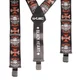 Suspenders W-TEC Black Heart - Cross Skull - Cross Skull