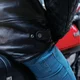 Kožená moto bunda W-TEC Valebravo - čierna