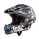 Downhill Helmet W-TEC Delgada - Golden Stars - Black Heart Mechanic