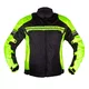 Summer moto jacket W-TEC Dexter - Black-Green - Black-Green