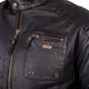 W-TEC Gradac Sommer-Motojacke aus Leder - schwarz