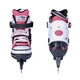 Girls Skates 2in1 Action Gondo Red