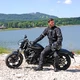 W-TEC Erkalis GS-1729 Herren Softshell Motorradhose - schwarz