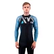 Męska koszulka rashguard do sportów wodnych Aqua Marina Division - Niebieski