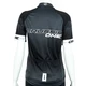 Dámsky cyklistický dres s krátkym rukávom Crussis ONE CSW-059 - čierna/biela
