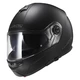 Tilting Moto Helmet LS2 Strobe - Matte Black