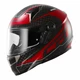 Moto Helmet LS2 CR1 Trix - Diablo Red Big Carbon