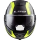 Flip-Up Motorcycle Helmet LS2 FF399 Valiant Lumen / H-V Yellow - Prox Matt H-V Yellow Black