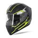 W-TEC Vesco Integralhelm - Black Matt-Reflex - Glossy Black-Neon Yellow