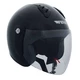 Open face helmet with plexiglass Fenix HY-818 - Black Glossy