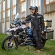 Pánska moto bunda W-TEC Kamicer - čierno-šedá