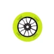 Kółka do hulajnogi LMT S Wheel 110 mm z łożyskami ABEC 9 - Czarny/Czarny - Czarno-zielony