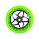Roller kerék LMT L Wheel 115 mm ABEC 9 csapággyal - fekete-fekete - fekete-zöld