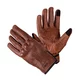 Kožené moto rukavice W-TEC Dahmer - světle hnědá - tmavě hnědá