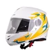 Flip-Up Motorcycle Helmet W-TEC Vexamo PI Graphic w/ Pinlock