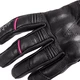 Dámske kožené moto rukavice W-TEC Pocahonta - čierno-ružová