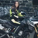 Damska kurtka motocyklowa W-TEC Brandon Lady - Czarny-fluo żółty