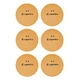 Pingpongové míčky inSPORTline Elisenda S2 6ks - oranžová