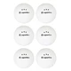 Table Tennis Balls inSPORTline Elisenda S3 – 6 Pcs. - White - White