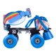 Adjustable Children's Roller Skates WORKER Garcetti - Rainbow