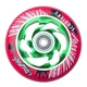 Spare wheel for scooter FOX PRO Raw 03 100 mm - Red-Silver - Red-Green