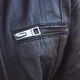 Women’s Leather Jacket W-TEC Strass - Black with Studs