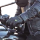Women’s Leather Motorcycle Gloves W-TEC Perchta - Black