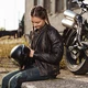 Moto přilba W-TEC Black Heart Rednut - Motorcycle/Matt Black