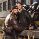 Dámska kožená moto bunda W-TEC Black Heart Lizza - vintage hnedá