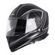 Motorcycle Helmet W-TEC V127 - Black and Graphics