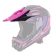 Náhradný šilt pre prilbu W-TEC FS-605 - Skull Smile - Extinction Pink
