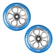 Freestyle Scooter Wheels 110 mm, Blue-Silver – 2 Pcs.