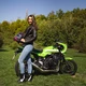 W-TEC Corallia Damen Leder Motorradjacke