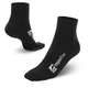Bambusové střední ponožky inSPORTline Bambuo Crew AG+ - černá