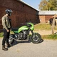 Kask motocyklowy szczękowy z blendą W-TEC FS-907 P/J + szybka - Szaro-żółty fluorescencyjny