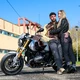 Men’s Leather Motorcycle Jacket W-TEC Retro - Black-Brown-Beige