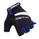 Cycling Gloves W-TEC Jaynee - Black-Blue - Black-Blue