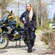 Damska kurtka motocyklowa W-TEC Progair Lady - Czarno-różowy