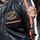 Men’s Leather Motorcycle Jacket W-TEC Sheawen Classic - Black