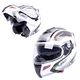 Moto prilba W-TEC NK-839 - S-Cape White Olive, L (59-60)