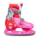 Girls’ Ice Skates WORKER Kelly Pro Girl – with Fur - Pink-Red