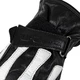 Motorcycle Gloves W-TEC Classic - Black with Orange and Beige Stripe
