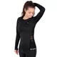 Koszulka damska fitness z długim rękawem longsleeve inSPORTline T-Long - Czarny