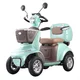 Four-Wheel Electric Scooter inSPORTline Lubica - Green - Green